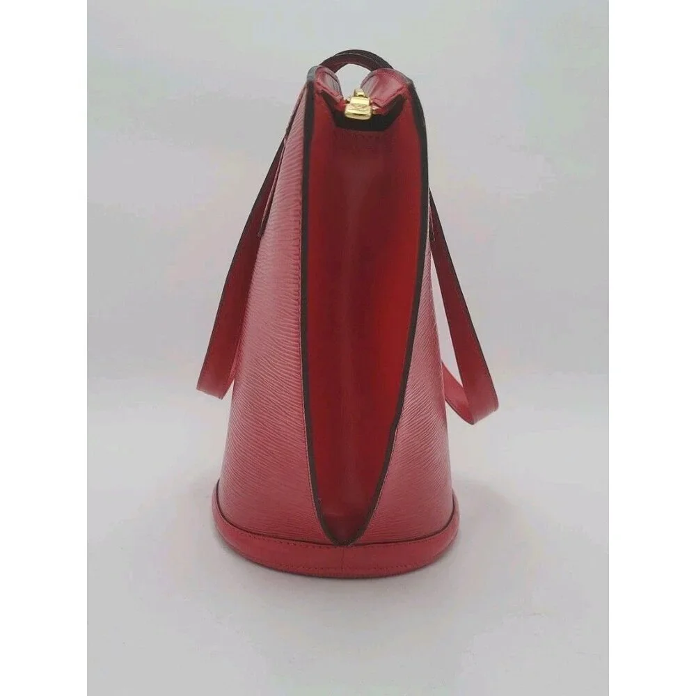 Auth Louis Vuitton Epi Red Saint Jacques Shopping‎ M52267 Shoulder bag SKS020280